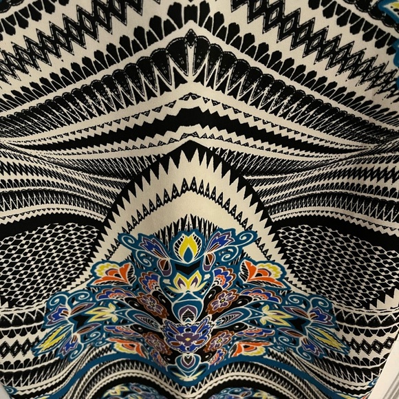 Fire Los Angeles Unique Multi-colored Patterned Dress Size M - Picture 6 of 7